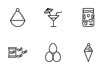 Vegetables And Fruits Icon Pack