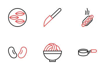 Vegetables And Fruits Icon Pack