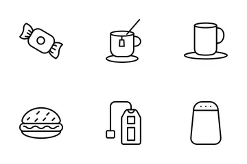 Vegetables And Fruits Icon Pack