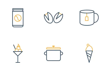 Vegetables And Fruits Icon Pack