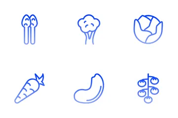 Vegetables And Seeds Icon Pack