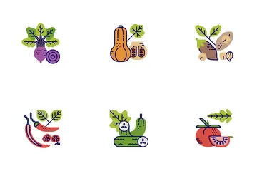 Veggie Bites Icon Pack