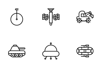 Vehicle And Transportation Icon Pack