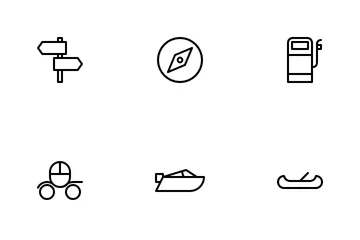Vehicle And Transportation Icon Pack