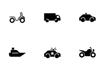 Vehicle Dark Icon Pack