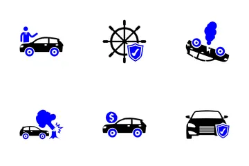 Vehicle Insurance Icon Pack