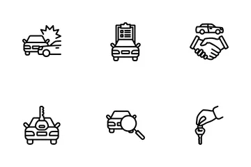 Vehicle Rental Icon Pack