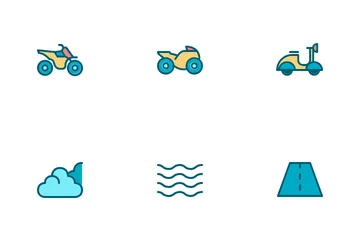 Vehicle & Transportation Icon Pack