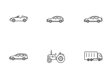 Vehicle Types Icon Pack