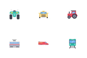 Vehicles And Transportation Vol 1 Icon Pack
