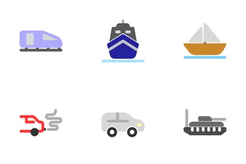 Vehicles Icon Pack