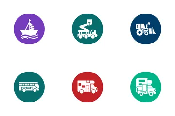 Vehicles Icon Pack