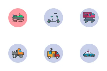 Vehicles Icon Pack