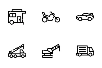Vehicles Icon Pack