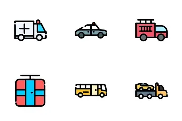 Vehicles Icon Pack