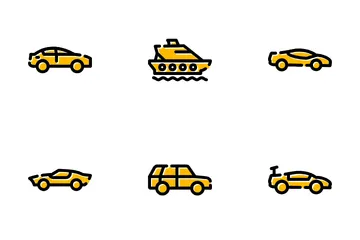 Vehicles Icon Pack