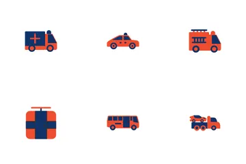 Vehicles Icon Pack