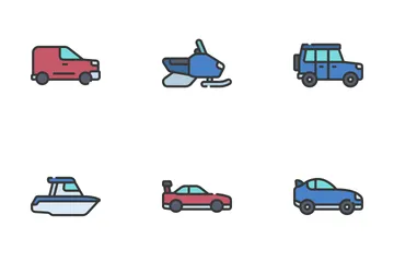 Vehicles Icon Pack