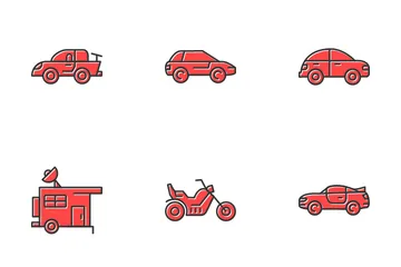 Vehicles Icon Pack