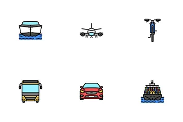 Véhicule de transport Pack d'Icônes