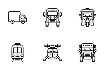 Transports et véhicules Pack d'Icônes