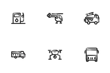 Vehículo Paquete de Iconos