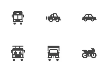 Transporte e Veículo Icon Pack