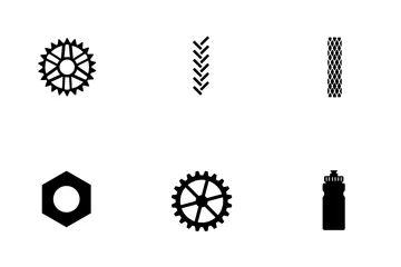 Vélo de montagne Pack d'Icônes