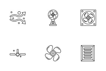 Ventilación Paquete de Iconos