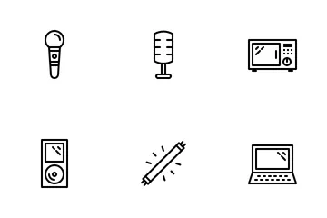 Unterhaltungselektronik I Symbolpack