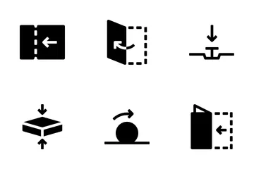 Verbs And Arrows Icon Pack