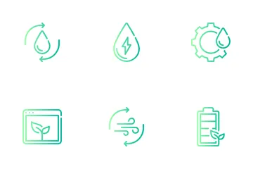 Verde Paquete de Iconos