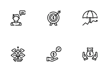 Vermögensverwaltung Symbolpack