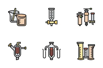 Verrerie de laboratoire Pack d'Icônes