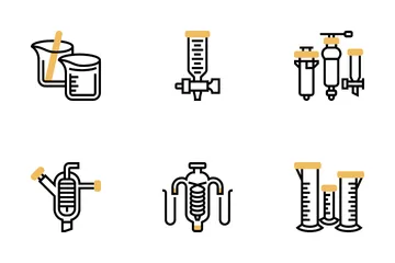 Verrerie de laboratoire Pack d'Icônes