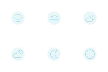 Versão meteorológica 1 Pacote de Ícones