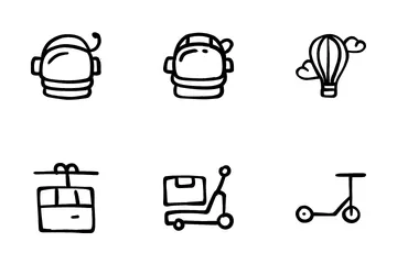 Verschiedenes Symbolpack