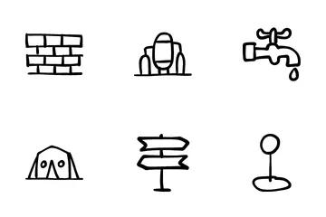 Verschiedenes Symbolpack