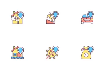Versicherungsfälle Icon Pack