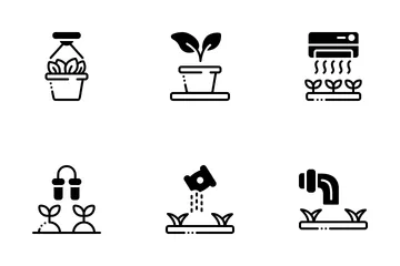 Vertical Gardening Icon Pack