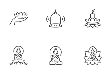 Vesak Day Icon Pack