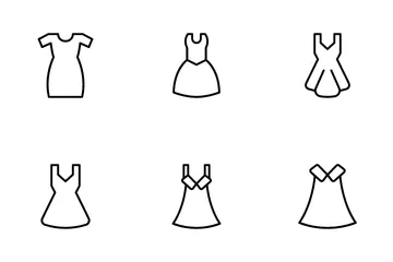 Vestido Paquete de Iconos