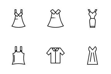 Vestido Paquete de Iconos