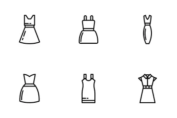 Vestido Paquete de Iconos