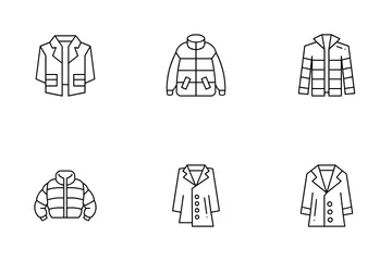 Vêtements d'hiver Pack d'Icônes