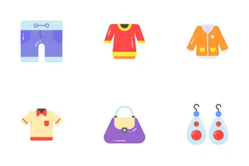 Vêtements et mode Pack d'Icônes