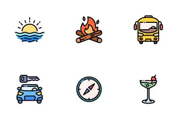 Viagens e férias Icon Pack