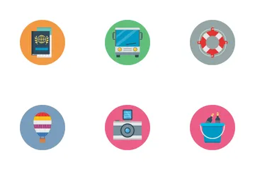 Viagem de Turismo Icon Pack