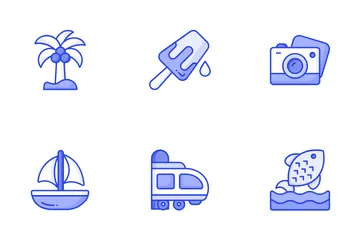 Viaggio ed estate Icon Pack