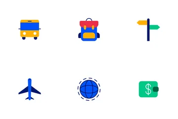 De viaje Paquete de Iconos